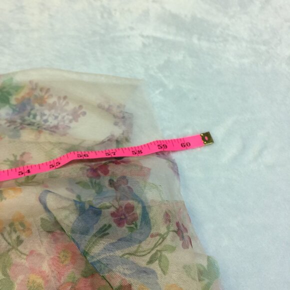 Baltic Born Floral Maxi Dress in Cream and Pink w long sleeves - Picture 9 of 15